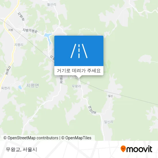 무왕교 지도