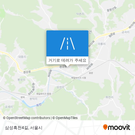 삼성흑천4길 지도