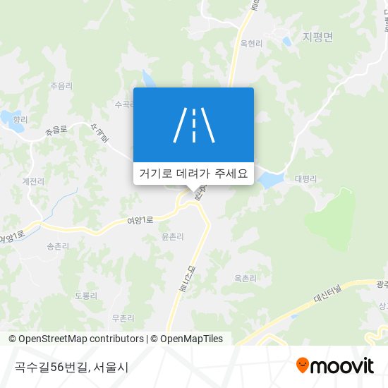 곡수길56번길 지도