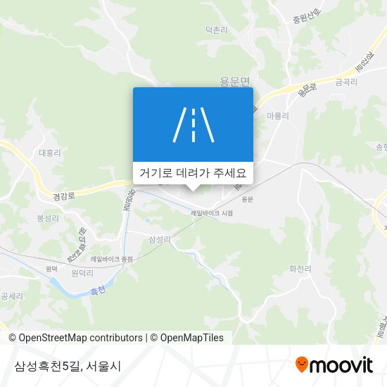 삼성흑천5길 지도