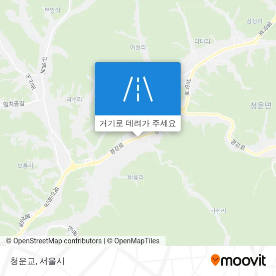 청운교 지도