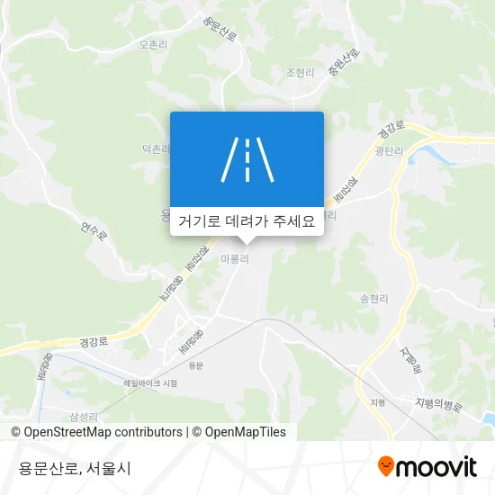 용문산로 지도