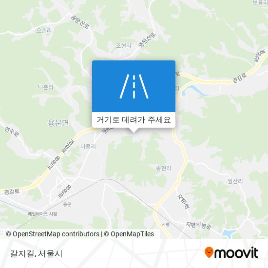 갈지길 지도