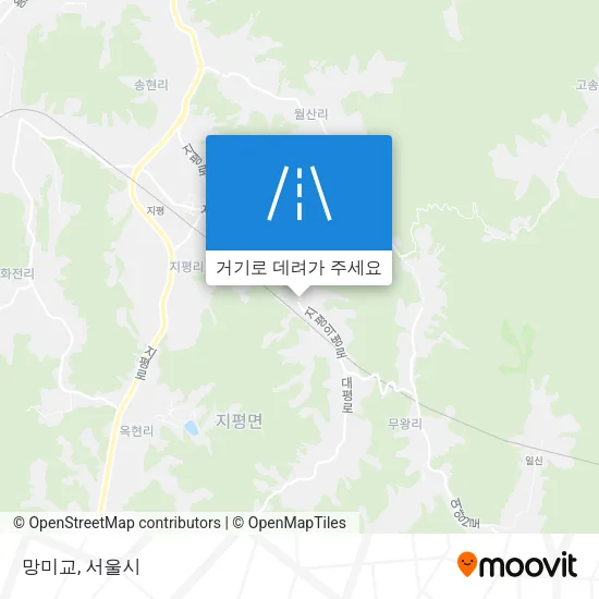 망미교 지도