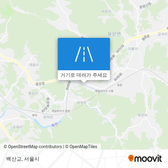 백산교 지도