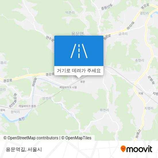 용문역길 지도