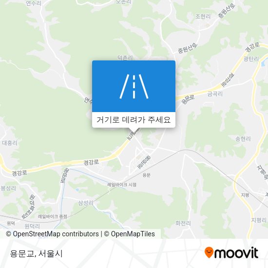 용문교 지도