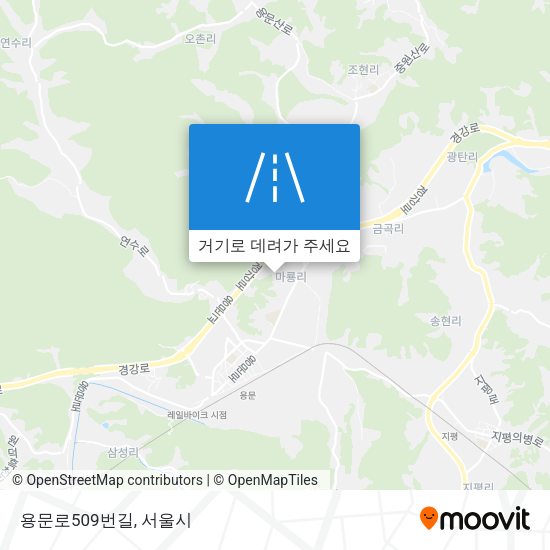 용문로509번길 지도