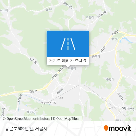 용문로509번길 지도
