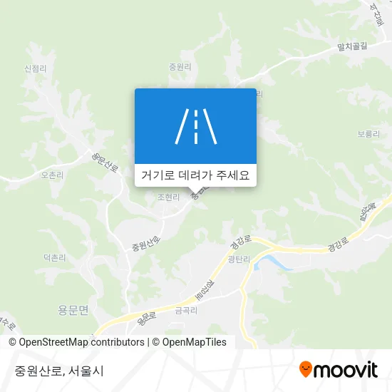 중원산로 지도