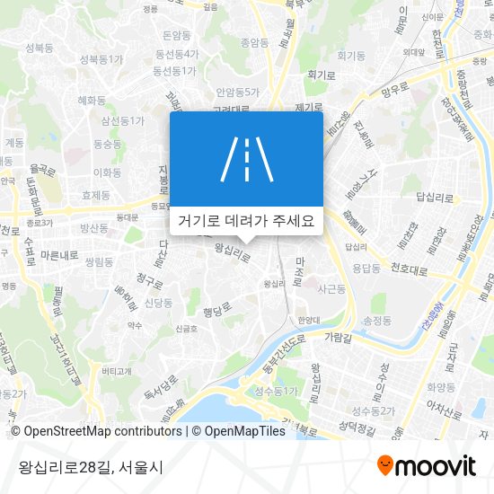왕십리로28길 지도