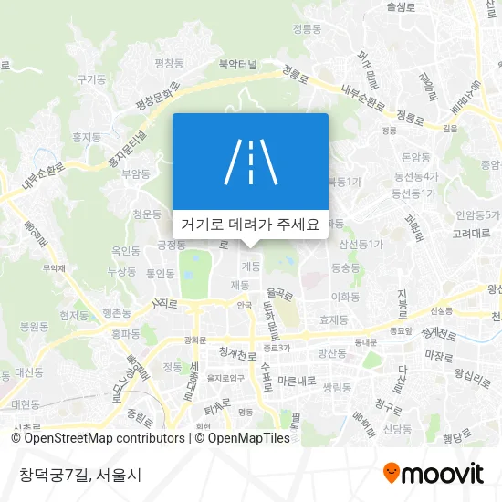 창덕궁7길 지도
