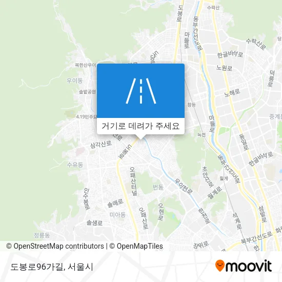 도봉로96가길 지도