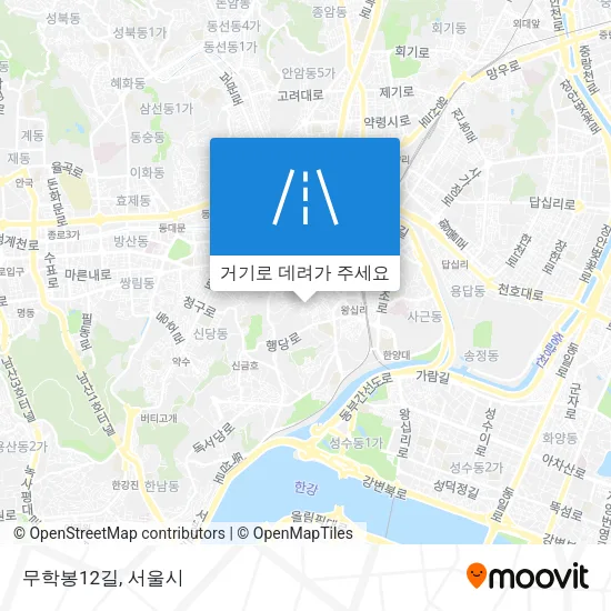 무학봉12길 지도