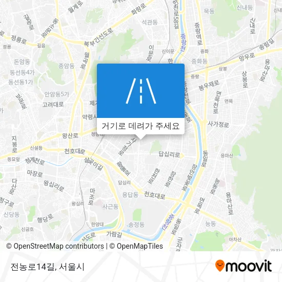 전농로14길 지도