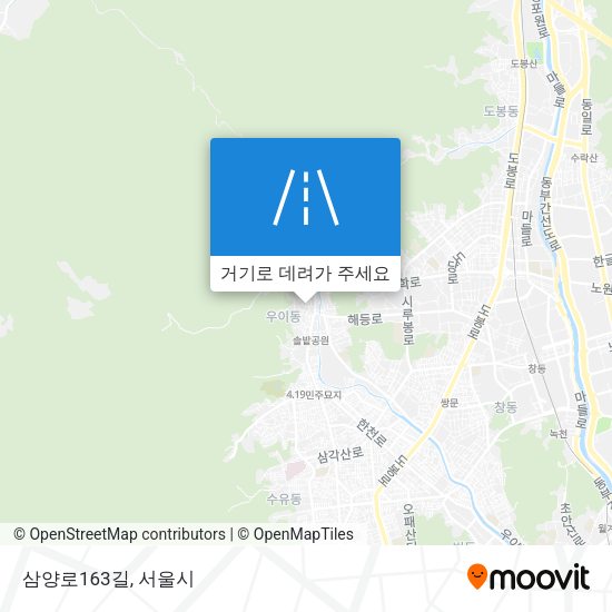 삼양로163길 지도