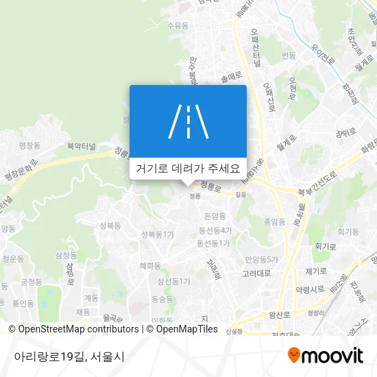 아리랑로19길 지도