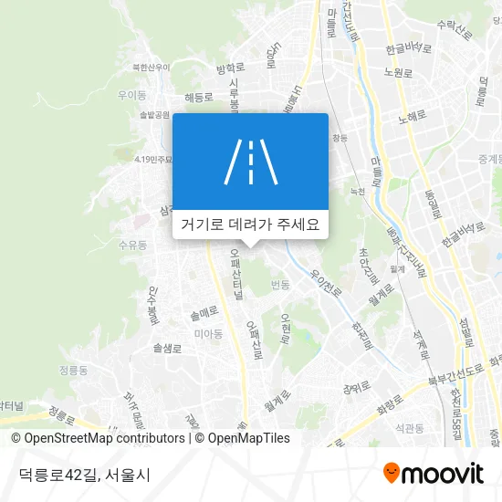덕릉로42길 지도