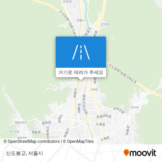 신도봉교 지도