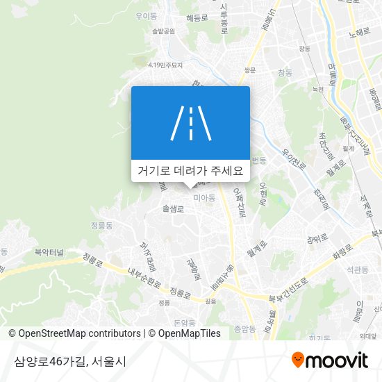 삼양로46가길 지도