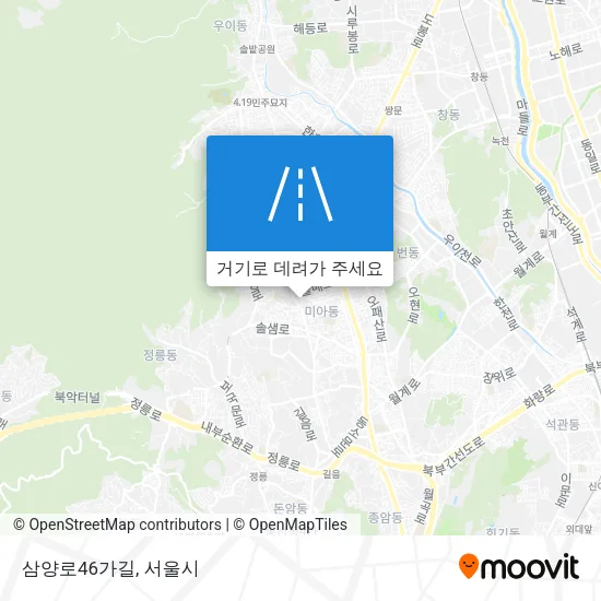 삼양로46가길 지도