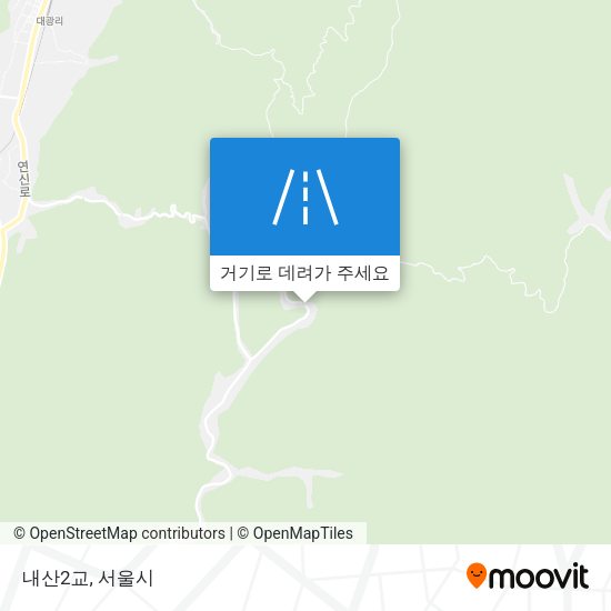 내산2교 지도