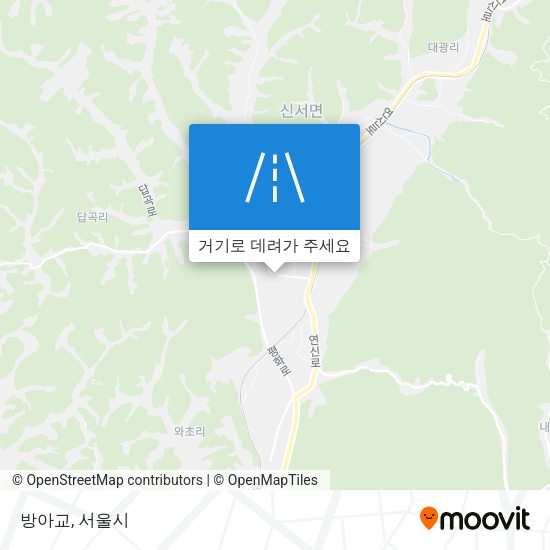 방아교 지도