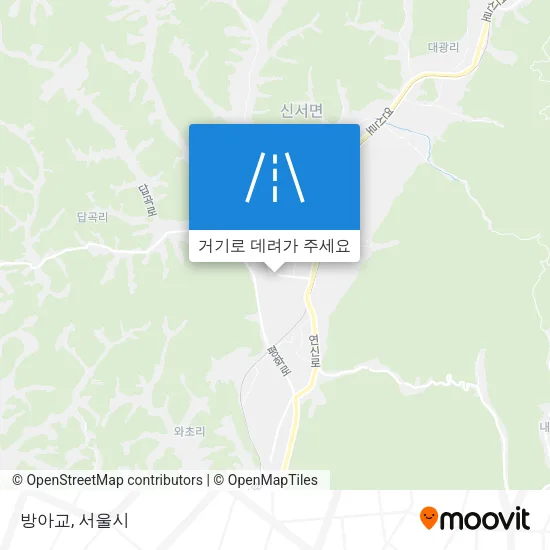 방아교 지도