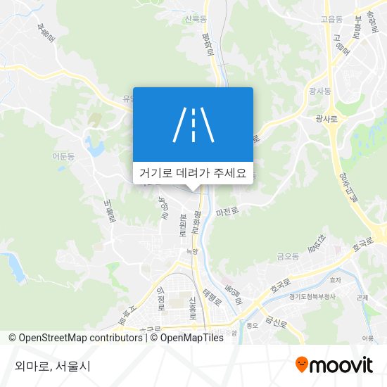 외마로 지도