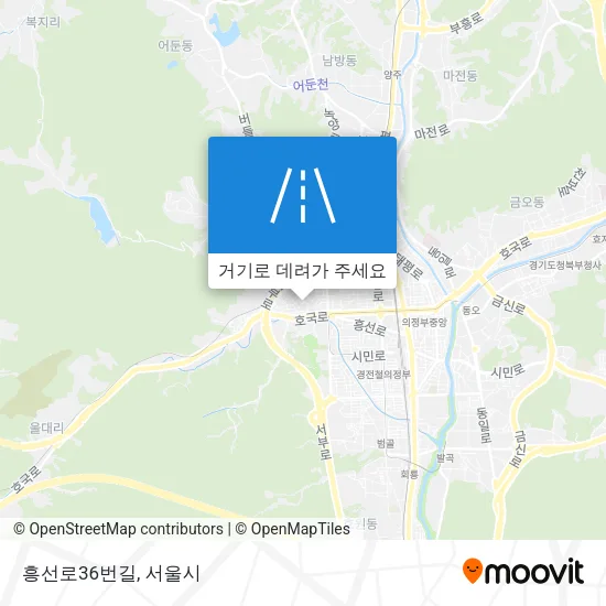 흥선로36번길 지도