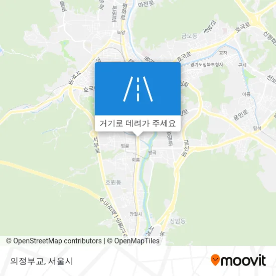 의정부교 지도