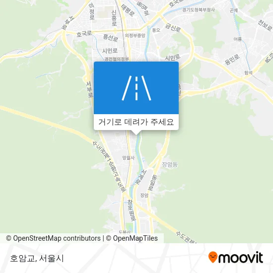 호암교 지도