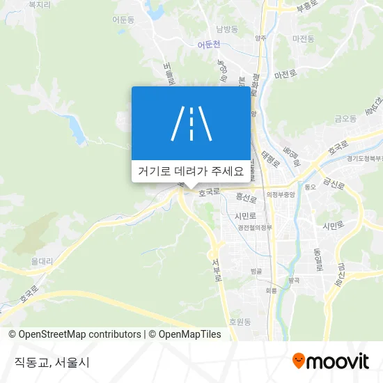 직동교 지도