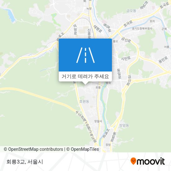 회룡3교 지도