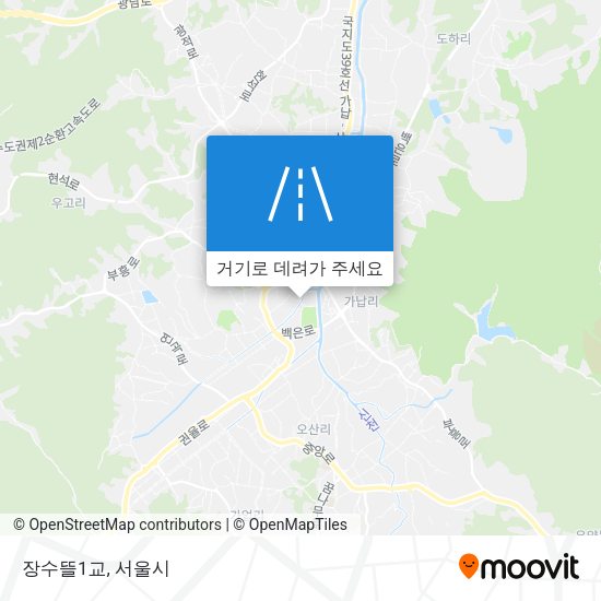 장수뜰1교 지도
