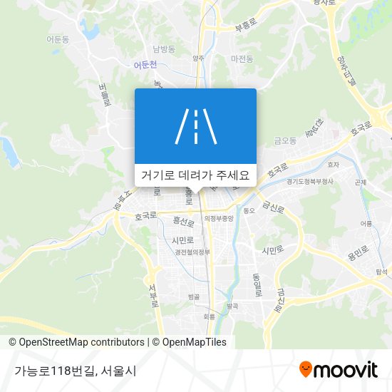 가능로118번길 지도