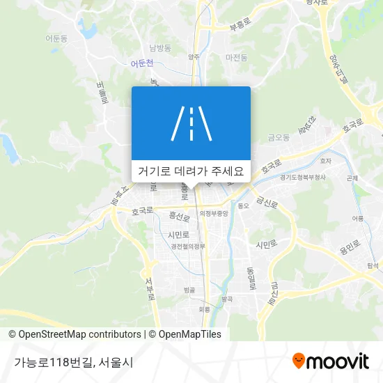 가능로118번길 지도