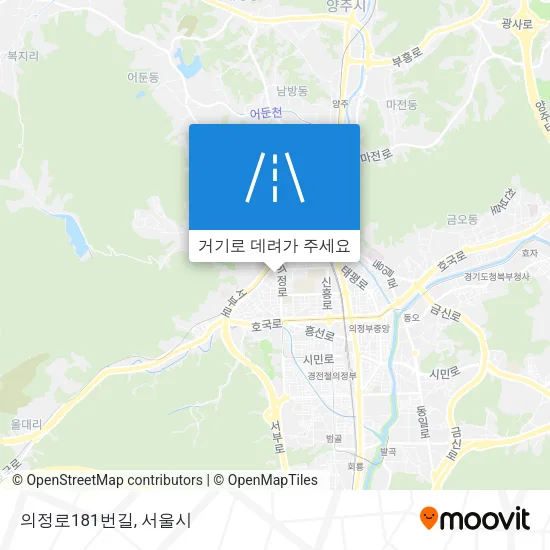 의정로181번길 지도