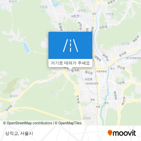 상직교 지도