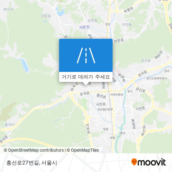 흥선로27번길 지도