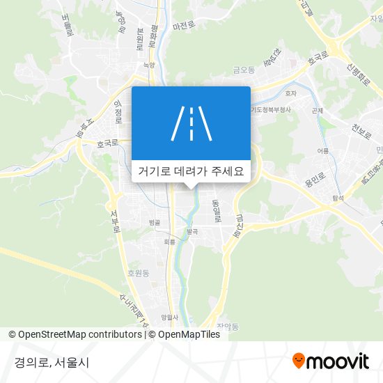 경의로 지도