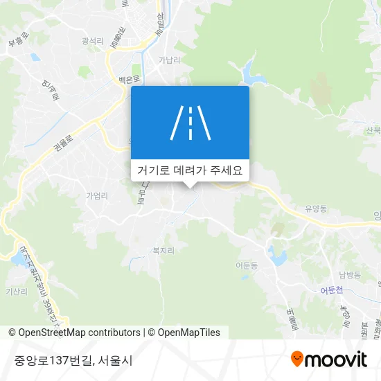 중앙로137번길 지도