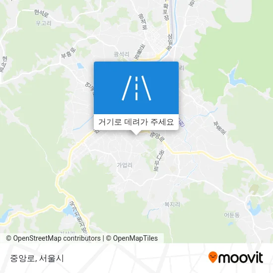 중앙로 지도