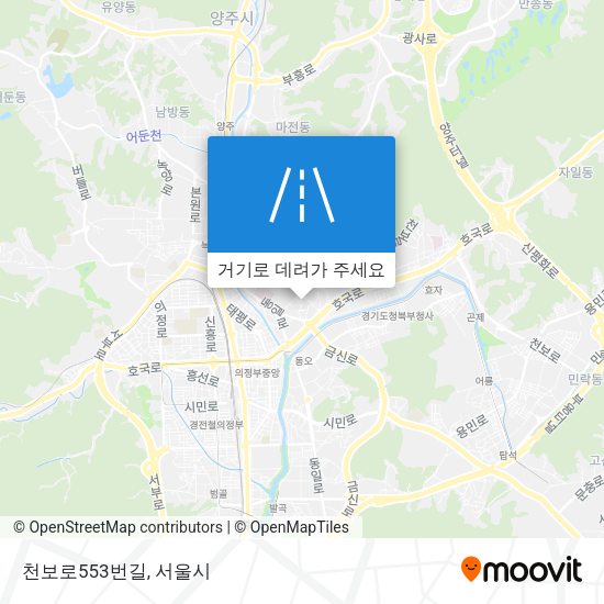 천보로553번길 지도