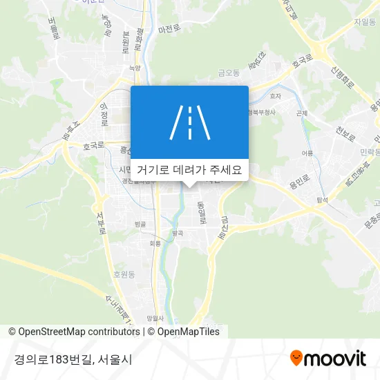경의로183번길 지도