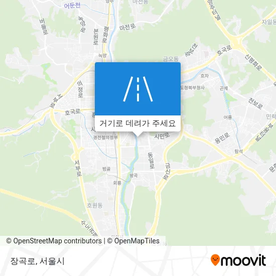 장곡로 지도