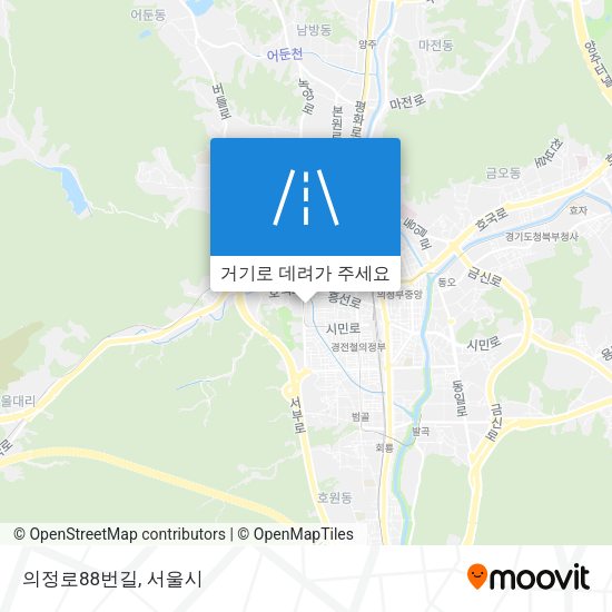 의정로88번길 지도