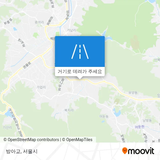 방아교 지도