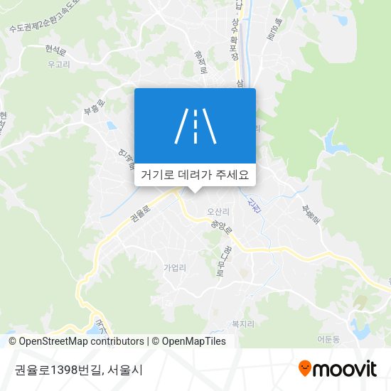권율로1398번길 지도