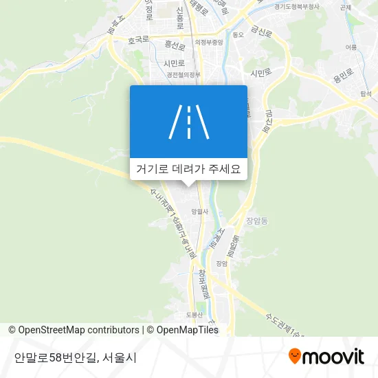 안말로58번안길 지도